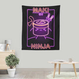 Neon Maki-Ninja - Wall Tapestry