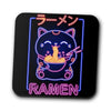 Neon Maneki-Neko - Coasters