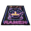 Neon Maneki-Neko - Fleece Blanket