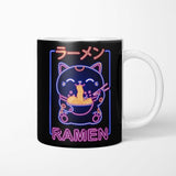 Neon Maneki-Neko - Mug