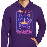 Neon Maneki-Neko - Hoodie