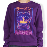 Neon Maneki-Neko - Sweatshirt
