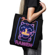 Neon Maneki-Neko - Tote Bag