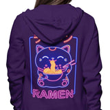 Neon Maneki-Neko - Hoodie