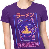 Neon Maneki-Neko - Women's Apparel