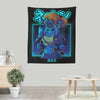Neon Mist - Wall Tapestry