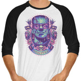 Neon Monster - 3/4 Sleeve Raglan T-Shirt
