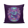 Neon Monster - Throw Pillow
