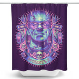 Neon Monster - Shower Curtain