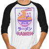 Neon Ramen - 3/4 Sleeve Raglan T-Shirt