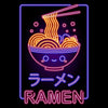 Neon Ramen - 3/4 Sleeve Raglan T-Shirt