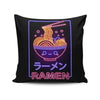 Neon Ramen - Throw Pillow