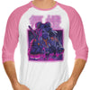 Neon Spring - 3/4 Sleeve Raglan T-Shirt