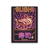 Neon Sushi - Canvas Print