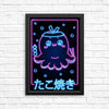 Neon Takoyaki - Posters & Prints