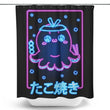 Neon Takoyaki - Shower Curtain