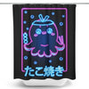 Neon Takoyaki - Shower Curtain