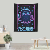 Neon Takoyaki - Wall Tapestry