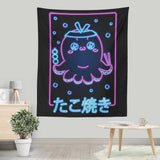 Neon Takoyaki - Wall Tapestry
