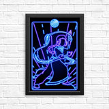 Neon Water - Posters & Prints