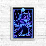 Neon Water - Posters & Prints