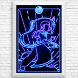 Neon Water - Posters & Prints