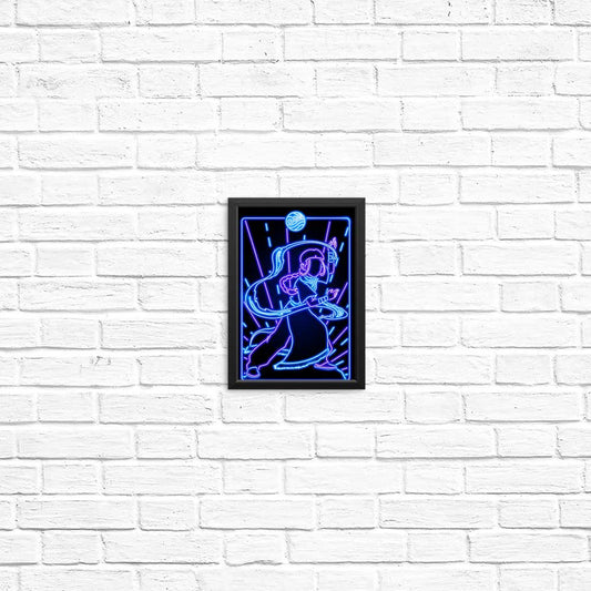Neon Water - Posters & Prints