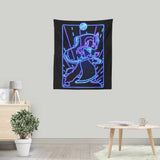 Neon Water - Wall Tapestry