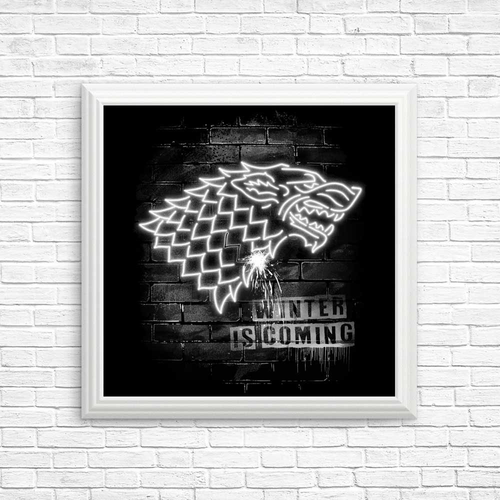 Neon Wolf - Posters & Prints