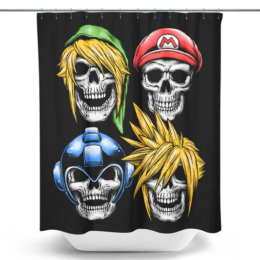 Never Game Over - Shower Curtain