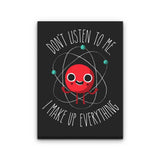 Never Trust an Atom - Canvas Print