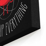 Never Trust an Atom - Canvas Print