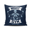 Night Gym - Throw Pillow