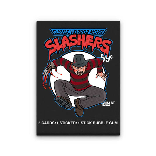 Nightmare Classic Slashers - Canvas Print