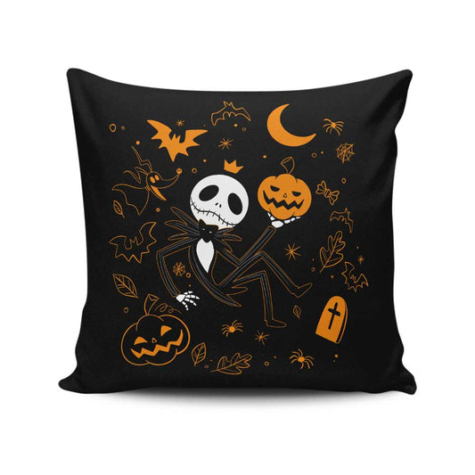 Nightmare Doodle - Throw Pillow