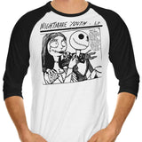 Nightmare Youth - 3/4 Sleeve Raglan T-Shirt