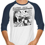 Nightmare Youth - 3/4 Sleeve Raglan T-Shirt