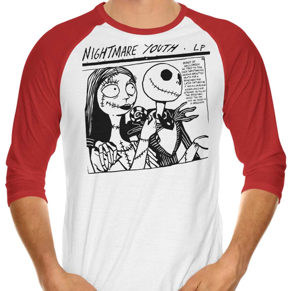 Nightmare Youth - 3/4 Sleeve Raglan T-Shirt