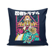 Ninja Trouble - Throw Pillow