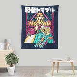 Ninja Trouble - Wall Tapestry