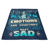 No Emotions - Fleece Blanket
