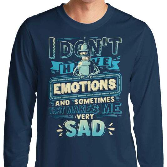 No Emotions - Long Sleeve T-Shirt