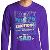 No Emotions - Long Sleeve T-Shirt