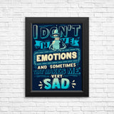 No Emotions - Posters & Prints