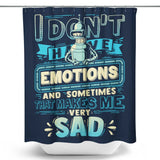 No Emotions - Shower Curtain