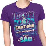 No Emotions - Women's Apparel