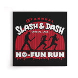 No Fun Run - Canvas Print