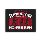 No Fun Run - Canvas Print