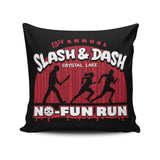 No Fun Run - Throw Pillow