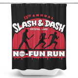 No Fun Run - Shower Curtain